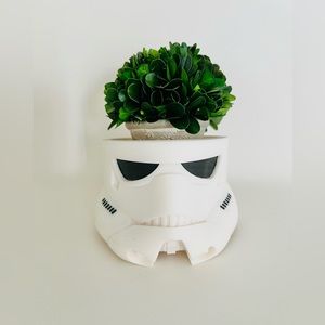 Star Wars Storm Trooper plant pot holder (New)